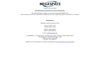 Megaspace.de(Megaspace Internet Services GmbH) Screenshot