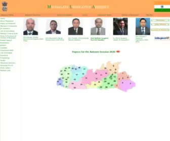 Megassembly.gov.in(Meghalaya Legislative Assembly) Screenshot