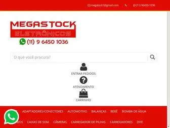 Megastock.com.br(Loja de acessórios nacionais e importados) Screenshot