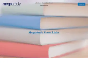 Megastudyacademy.com(Megastudy) Screenshot