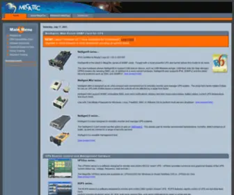 Megatec.com.tw(Mega System Technologies) Screenshot