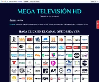 MegatelevisionHD.tk(megatelevisionhd) Screenshot