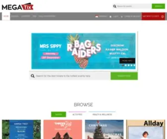 Megatix.co.id(Discover and create great events) Screenshot