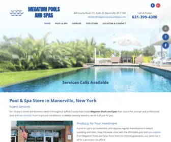 Megatompoolsandspas.com(Pool Store) Screenshot