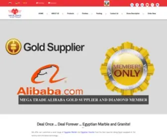 Megatrade-EG.com(Egypt Marble) Screenshot