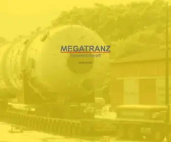 Megatranz.com(Megatranz Transports & Heavylift) Screenshot