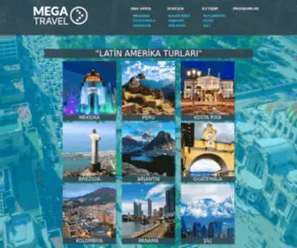 Megatravel.com.tr(Mega Travel Turquia) Screenshot