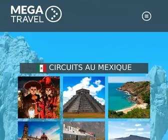 Megatravelfr.com(Mega Travel Mexique) Screenshot