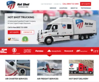 Megatruxtrans.com(Hot Shot Trucking #1 Hot Shot Trucking Company Nationwide) Screenshot