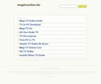 Megatvonline.biz(Tv online) Screenshot