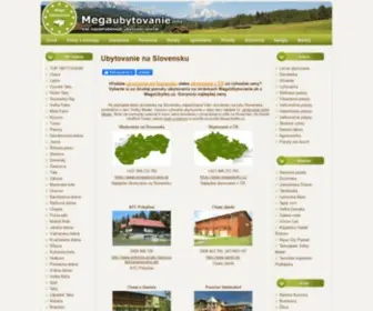 Megaubytovanie.info(Ubytovanie na Slovensku) Screenshot