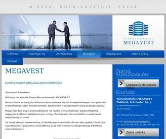 Megavest.pl(Wspólnoty mieszkaniowe poznań) Screenshot