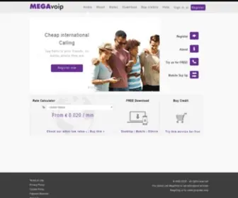 Megavoip.com(Mega cheap) Screenshot