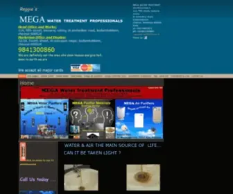 Megawaterpurifier.net(MEGA WATER TREATMENT PROFESSIONALS) Screenshot