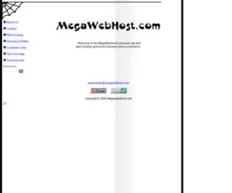 Megawebhost.com(Corporate e) Screenshot