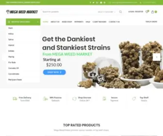 Megaweedmarket.com(Buy Weed Online) Screenshot