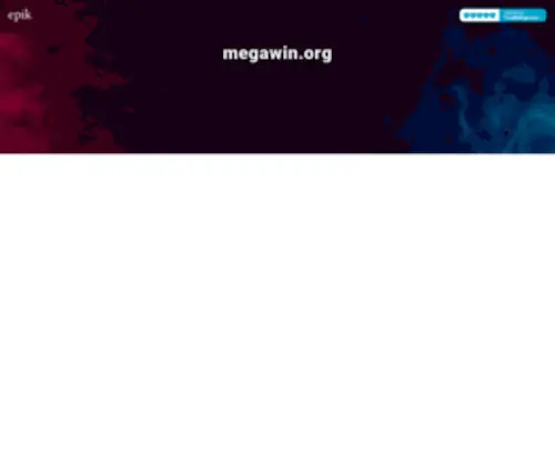Megawin.org(Contact with domain owner) Screenshot