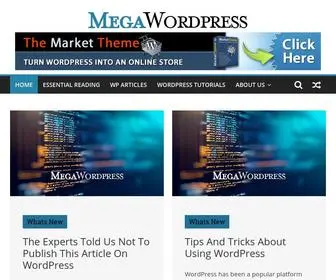 Megawordpress.com(Everything About WordPress) Screenshot