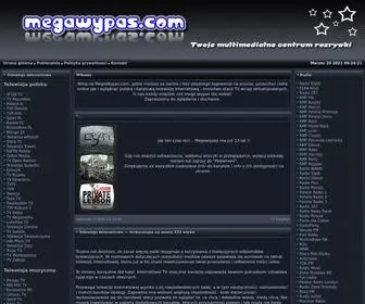 Megawypas.com(Multimedialne centrum rozrywki) Screenshot
