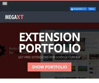 Megaxt.com(Free extensions) Screenshot