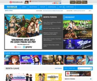 Megaxus.com(Portal Game Online #1 Indonesia) Screenshot