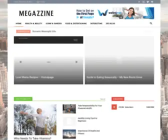 Megazzine.com(Online journal) Screenshot