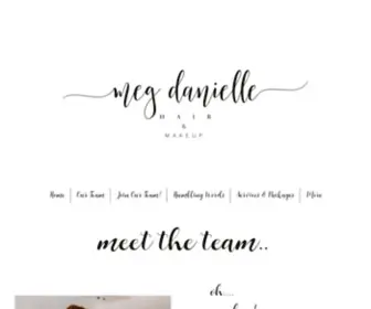 Megdaniellehair.com(BRIDAL HAIR) Screenshot