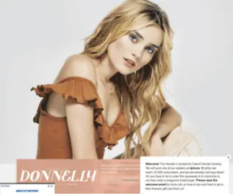 Megdonnelly.com.br(Meg Donnelly Brasil Início) Screenshot