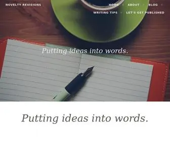 Megdowell.com(Putting ideas into words) Screenshot