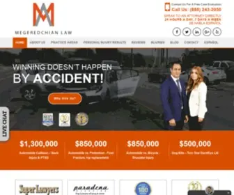 Megeredchianlaw.com(Car Accident Attorney) Screenshot