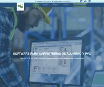 Megevand.com.ar(SOFTWARE PARA CARPINTERIAS DE ALUMINIO Y PVC) Screenshot