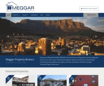 Meggar.co.za(Meggar Property Brokers) Screenshot