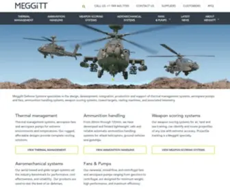 Meggittdefense.com(Meggitt Defense Systems) Screenshot