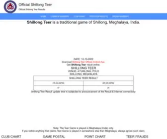 Meghalayateer.com(SHILLONG TEER OFFICIAL) Screenshot