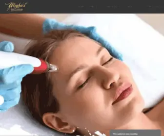 Meghasalon.com(Megha's Beauty Atelier) Screenshot