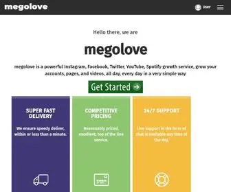 Megolove.com(Home) Screenshot