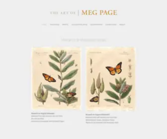 Megpage.com(The art of MEG PAGE) Screenshot