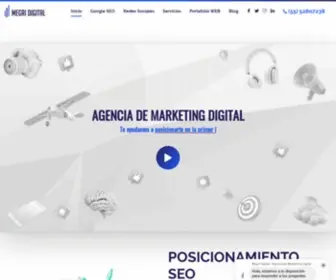 Megridigital.com(Agencia de marketing digital en México) Screenshot