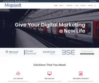 Megrisoft.co.uk(Megrisoft Limited) Screenshot