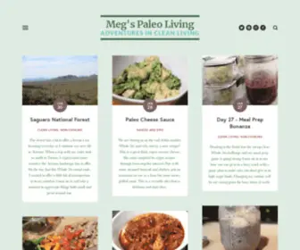 Megspaleoliving.com(Meg's Paleo Living) Screenshot