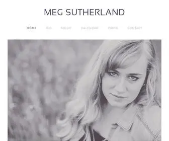 Megsutherlandmusic.com(MEG SUTHERLAND) Screenshot