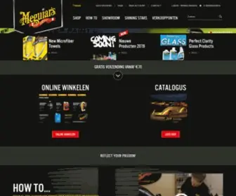 Meguiars.be(Uw pagina voor Meguiar's Belgi) Screenshot