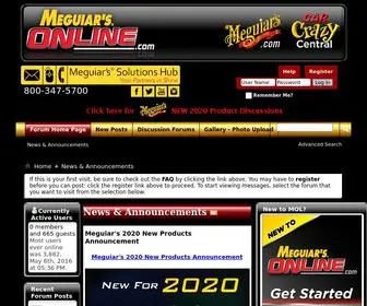 Meguiarsonline.com(Car Care Forums) Screenshot