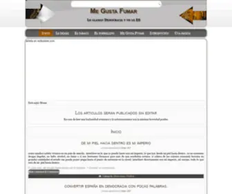 Megustafumar.org(Me Gusta Fumar) Screenshot
