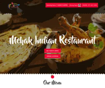 Mehaksouthriding.com(Mehak Indian Restaurant) Screenshot