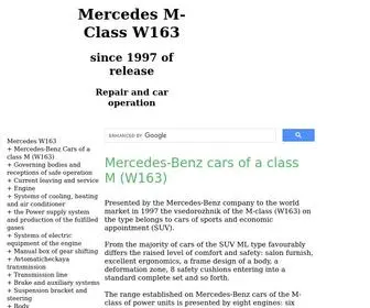 Mehanicm.ru(Repair and service Mercedes Benz M) Screenshot