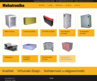 Mehatronika.co.rs(Mehatronika d.o.o. Niš) Screenshot