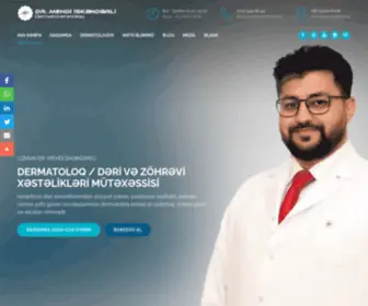 Mehdiiskandarli.com(Dermatoloq) Screenshot