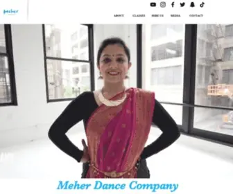 Meherdance.com(Chicago Bollywood Dance) Screenshot