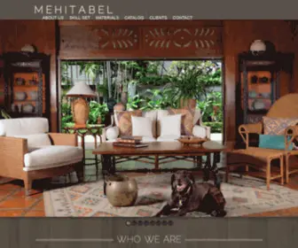 Mehitabel.com.ph(Furniture Design and Manufacturing) Screenshot